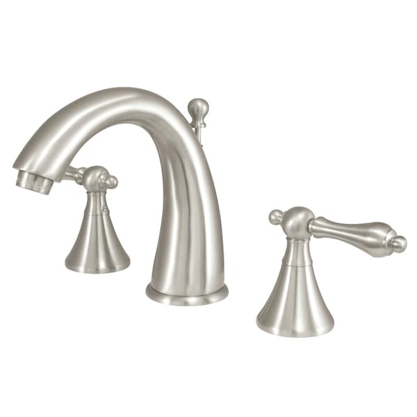 8" Widespread Bathroom Faucet, Brushed Nickel